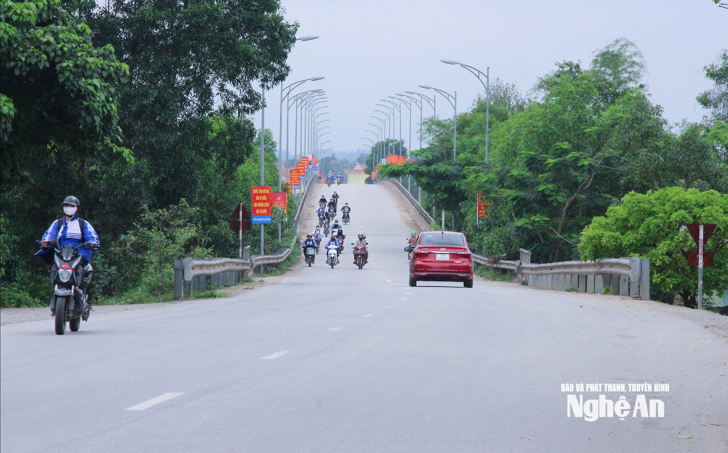 Thị trấn Thanh Chương sẽ được mở rộng địa giới hành chính khi sáp nhập xã Thanh Lĩnh và Thanh Đồng. Ảnh- Mai Hoa