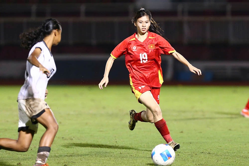 Thắng đậm Indonesia, U19 nữ Việt Nam vào chung kết U19 Đông Nam Á