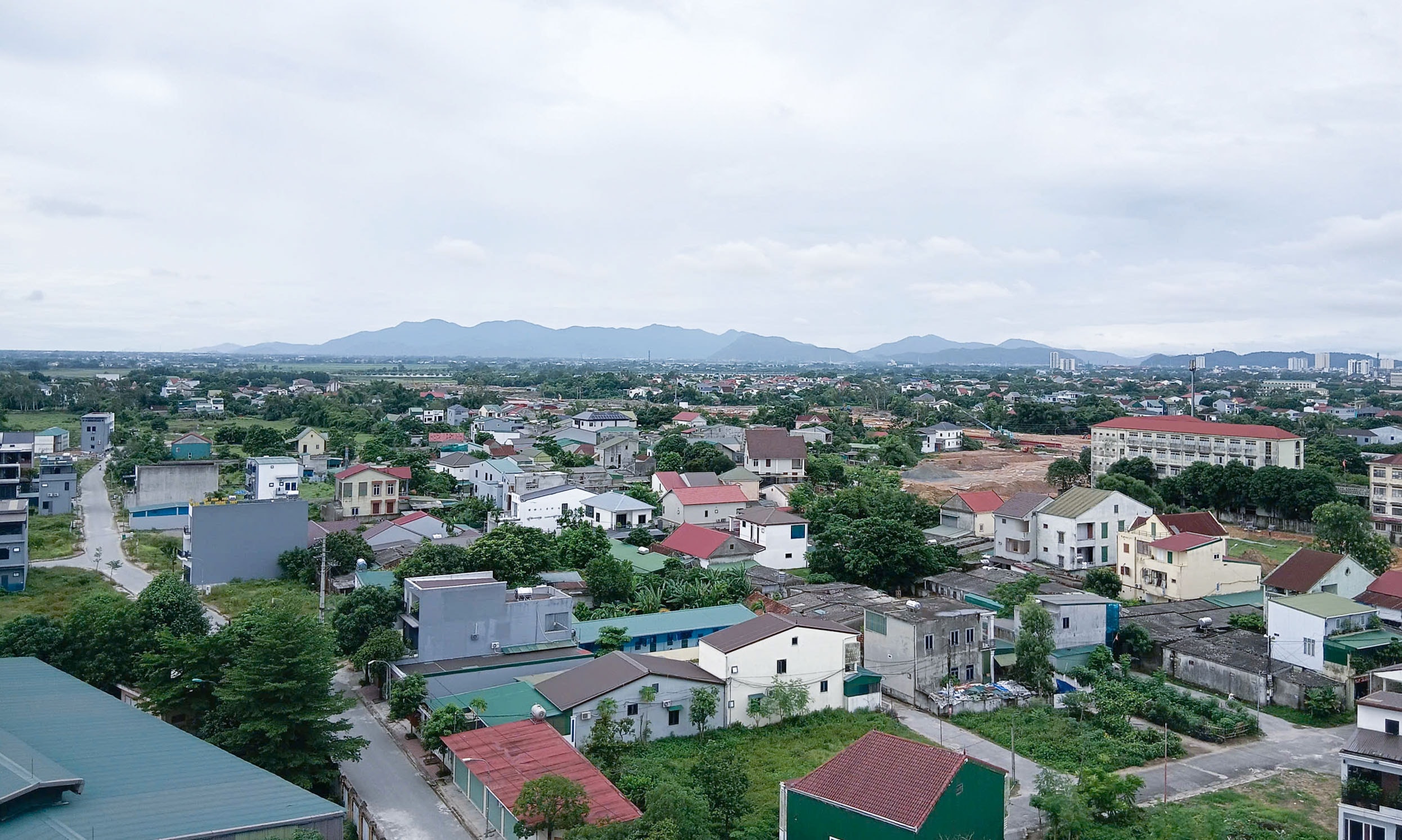 Một góc đô thị Vinh Lộc. Ảnh Mai Hoa