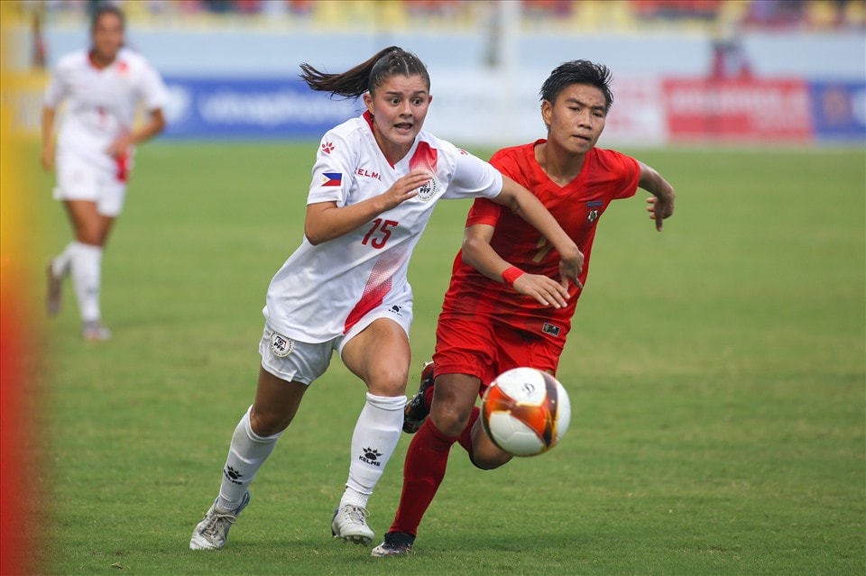 Thắng Myanmar 2-1, tuyển nữ Philippines giành huy chương đồng SEA Games 31