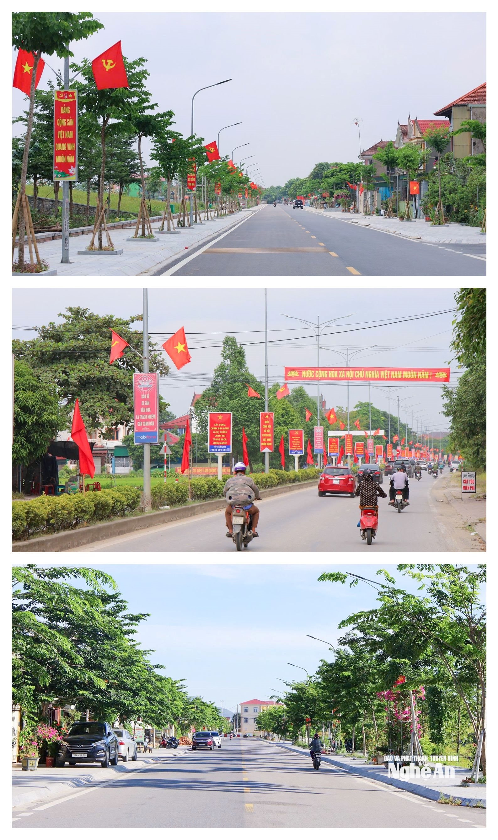  Hạ tầng giao thông trên địa bàn xã Hưng Nguyên đươc đầu tư đồng bộ 