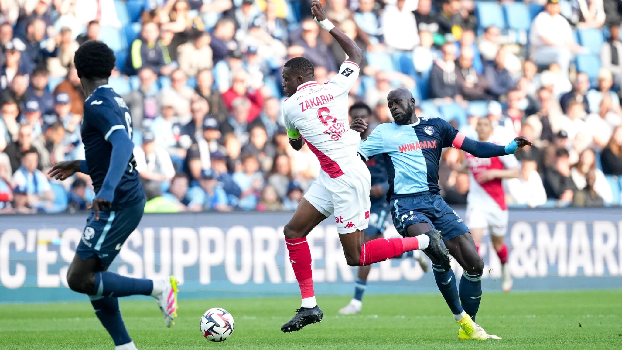DIRECT. Le Havre-Monaco: les Monégasques tenus en échec par de valeureux Havrais