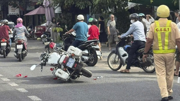 Bị yêu cầu làm việc sau khi gây tai nạn, người đàn ông bất ngờ tấn công CSGT -0