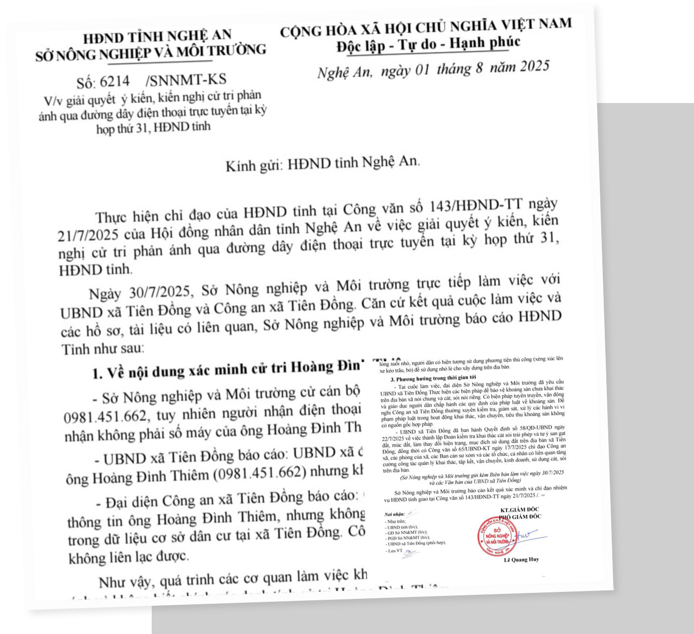 Báo cáo số 6214