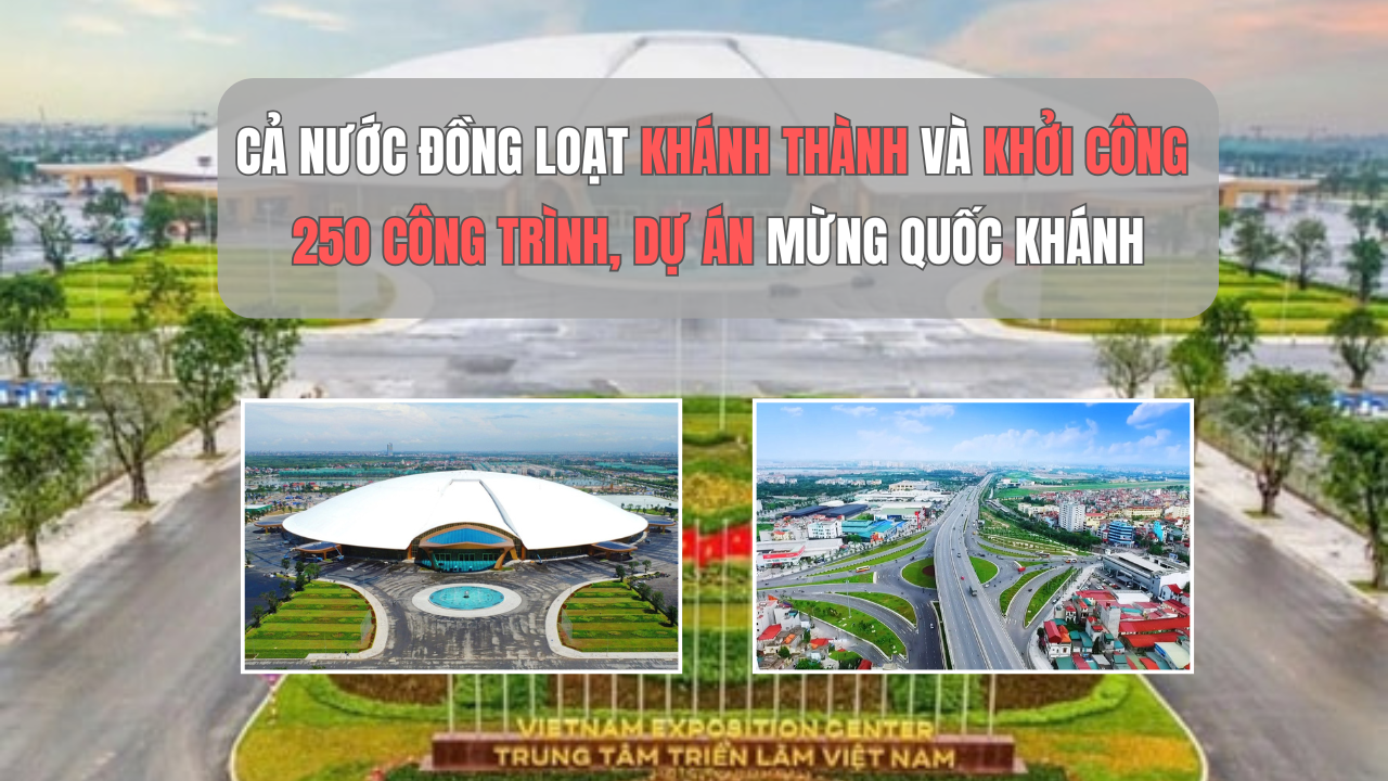 Hôm nay 19/8: Việt Nam biến mình thành đại công trường với 250 dự án khởi công và khánh thành