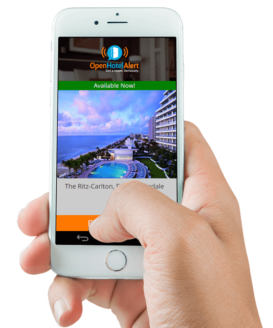 Open Hotel Alert - We alert you when sold out hotels have an open room. It's Free.