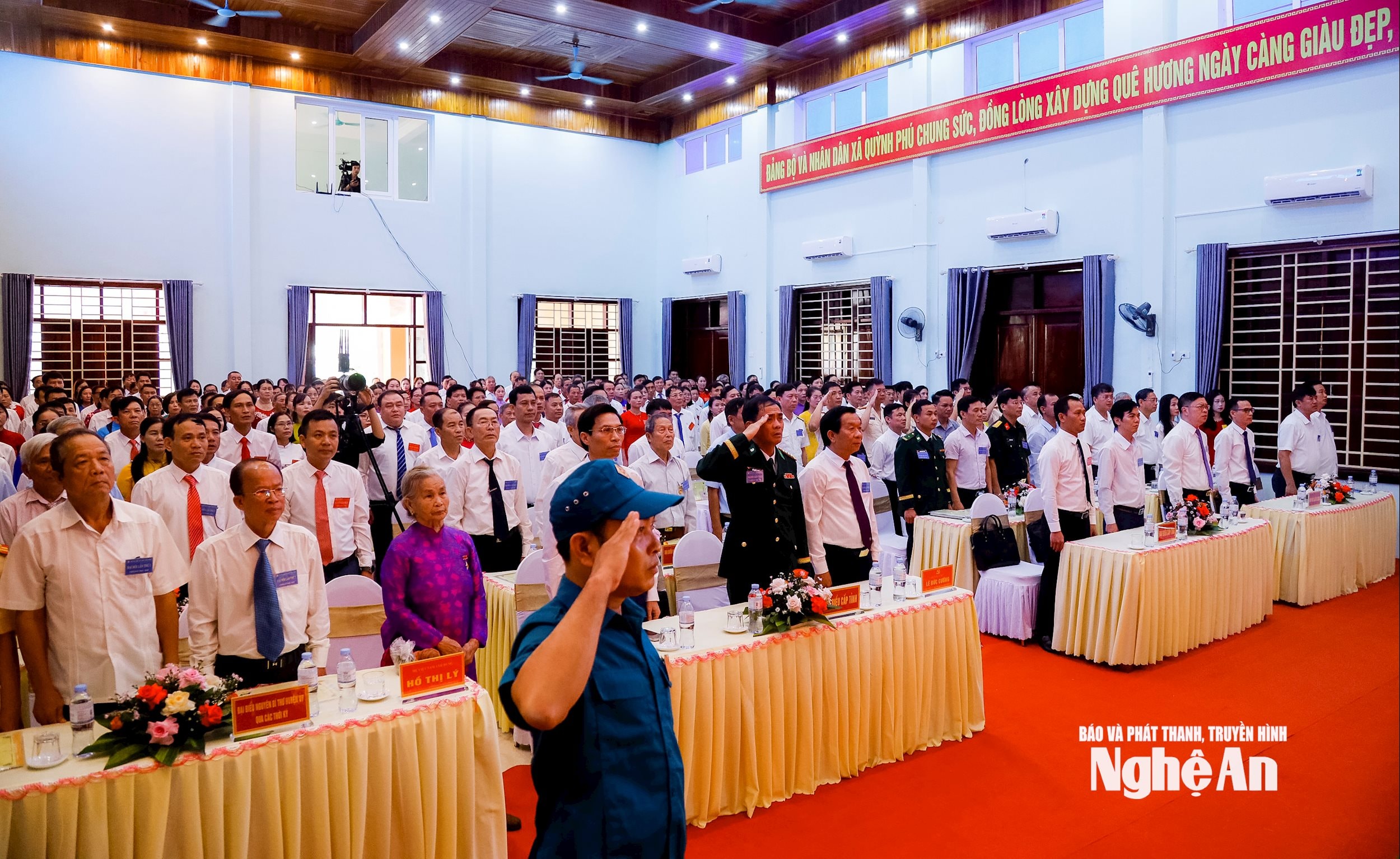 Đảng bộ xã Quỳnh Phú tỉnh Nghệ An tổ chức Đại hội đại biểu lần thứ I, nhiệm kỳ 2025 - 2030 với 196 đại biểu chính thức tham dự. Ảnh: T