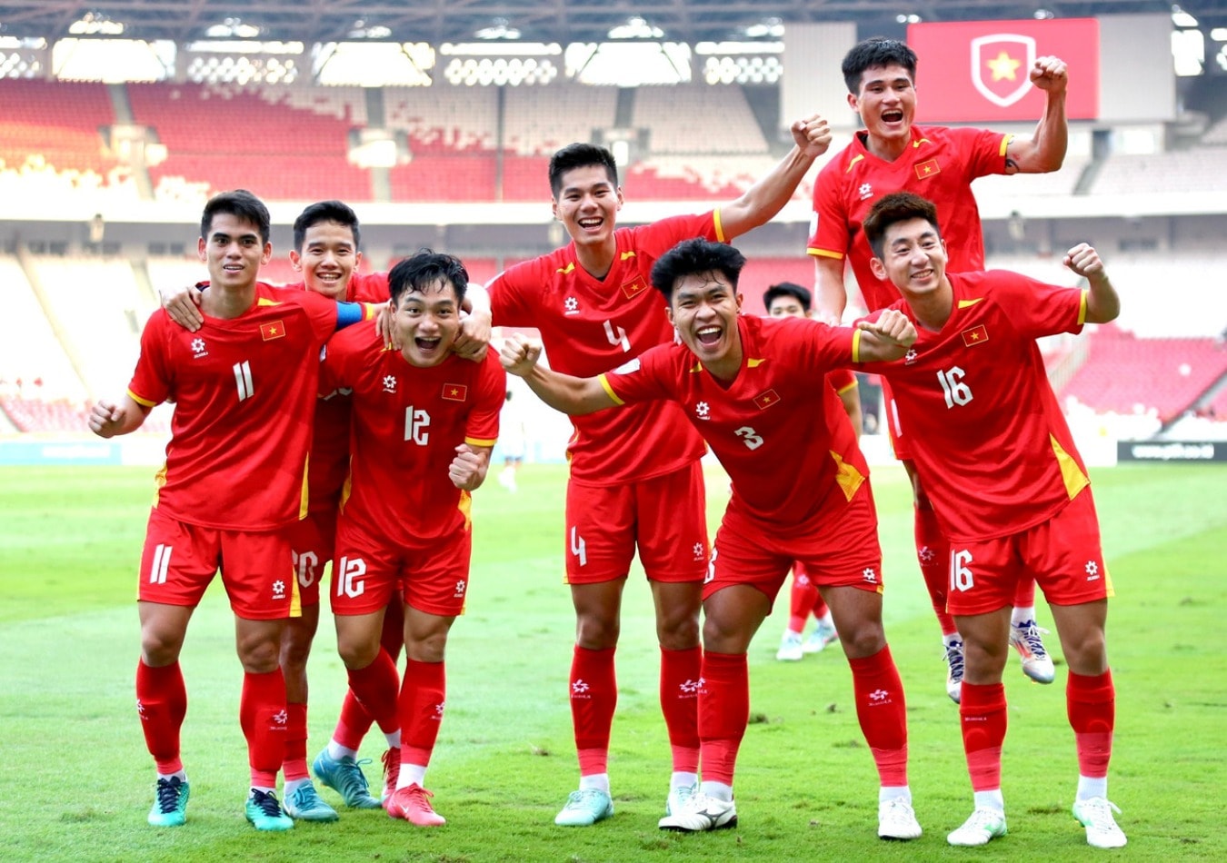 Các cầu thủ U23 Vệt Nam