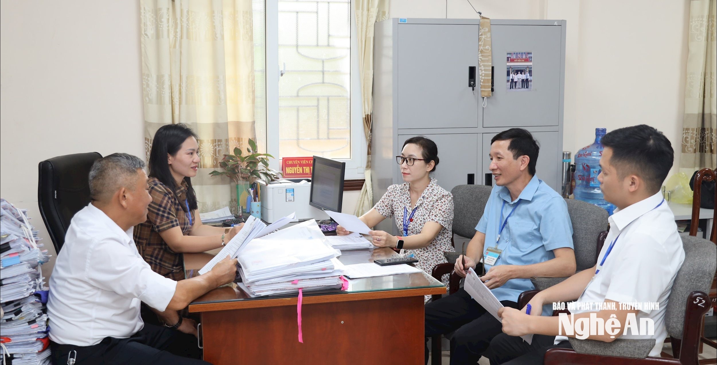 Cán bộ Sở Nội vụ trao đổi chuyên môn Ảnh Thanh Lê (3)