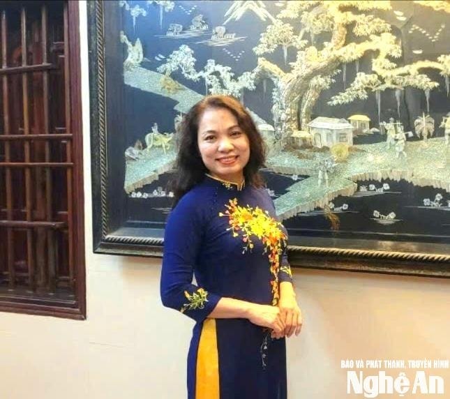 Bà Nguyễn Thị Hồng Loan - Trưởng khoa Toán học, Trường Sư phạm (Trường Đại học Vinh).