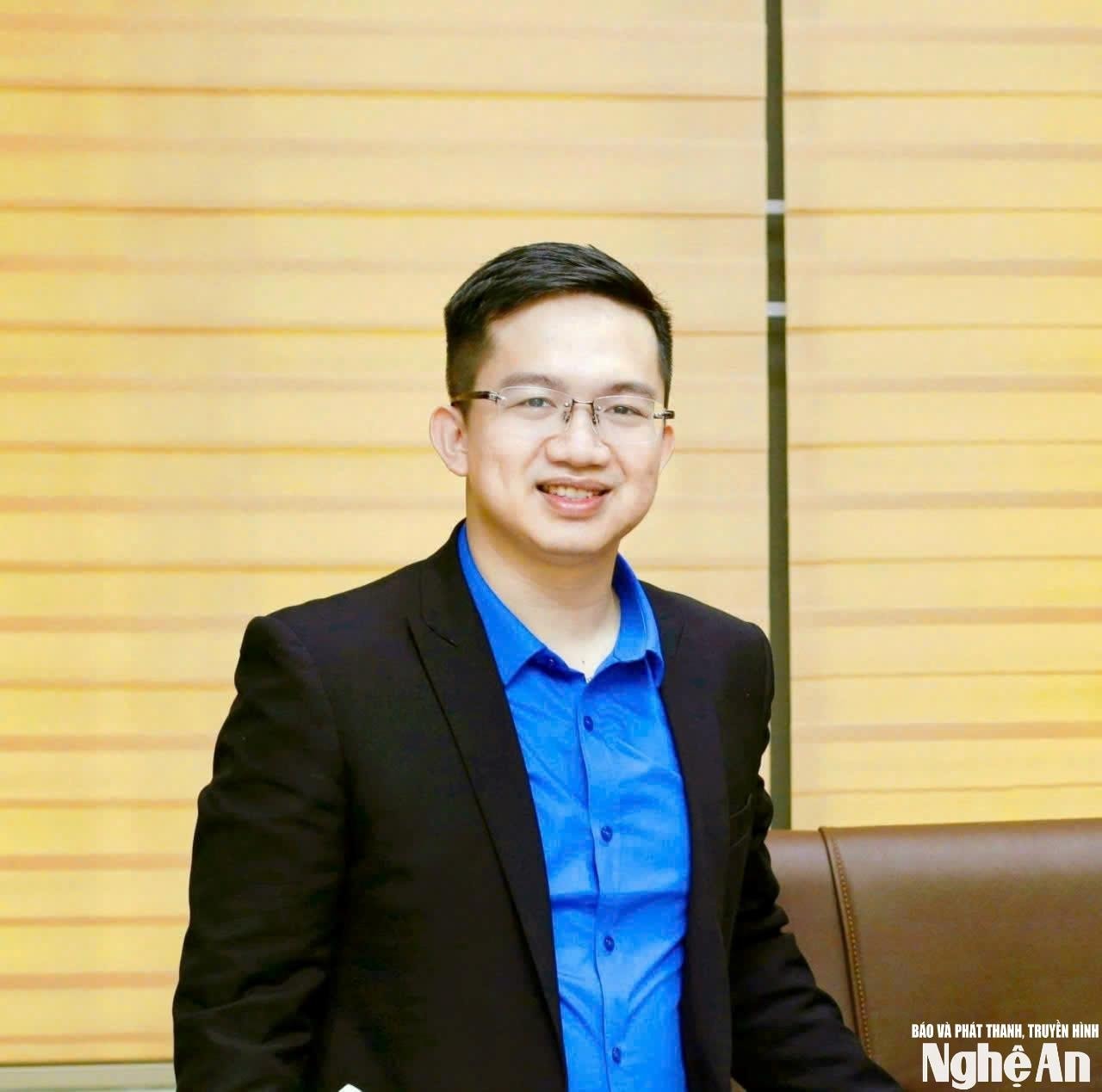 Ông Nguyễn Thái Dũng - Bí thư Đoàn Trường Đại học Vinh. Ảnh: G.H