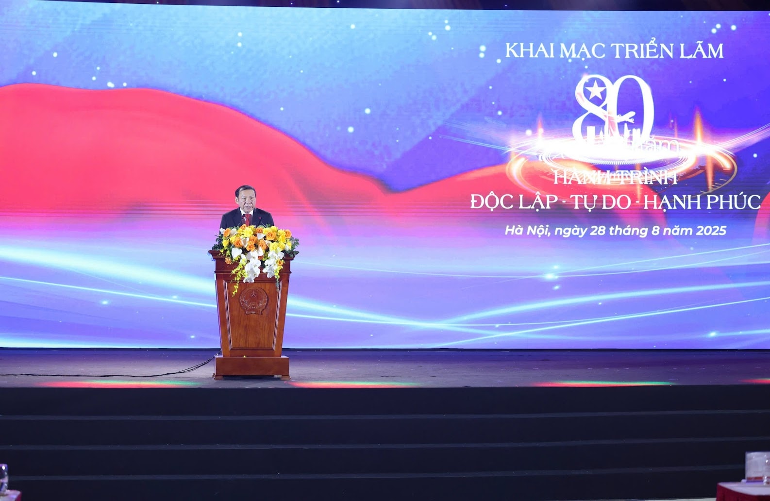 TỔNG THUẬT: Khai mạc trọng thể Triển lãm thành tựu đất nước “80 năm hành trình Độc lập - Tự do - Hạnh phúc”- Ảnh 5. TỔNG THUẬT: Khai mạc trọng thể Triển lãm thành tựu đất nước “80 năm hành trình Độc lập - Tự do - Hạnh phúc”- Ảnh 5.