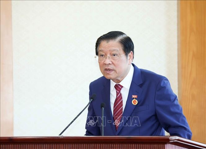 Tổng Bí thư Tô Lâm trao Huy hiệu 45 năm tuổi Đảng tặng đồng chí Phan Đình Trạc- Ảnh 3. Tổng Bí thư Tô Lâm trao Huy hiệu 45 năm tuổi Đảng tặng đồng chí Phan Đình Trạc- Ảnh 3.