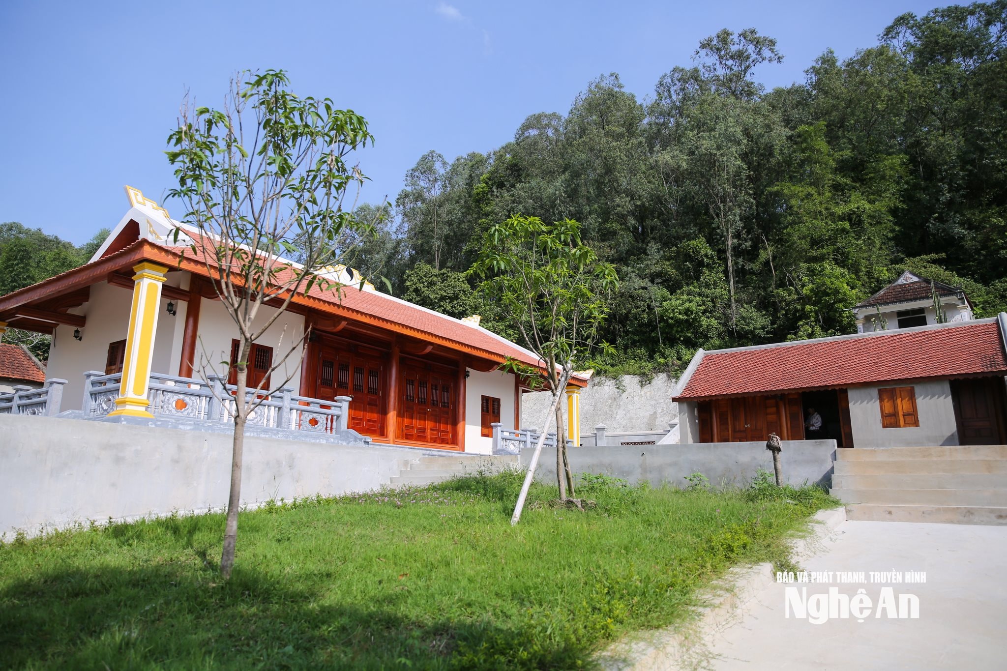 Di tích Nhà cụ Hoàng Viện, xã Lam Thành. Ảnh: Công Kiên