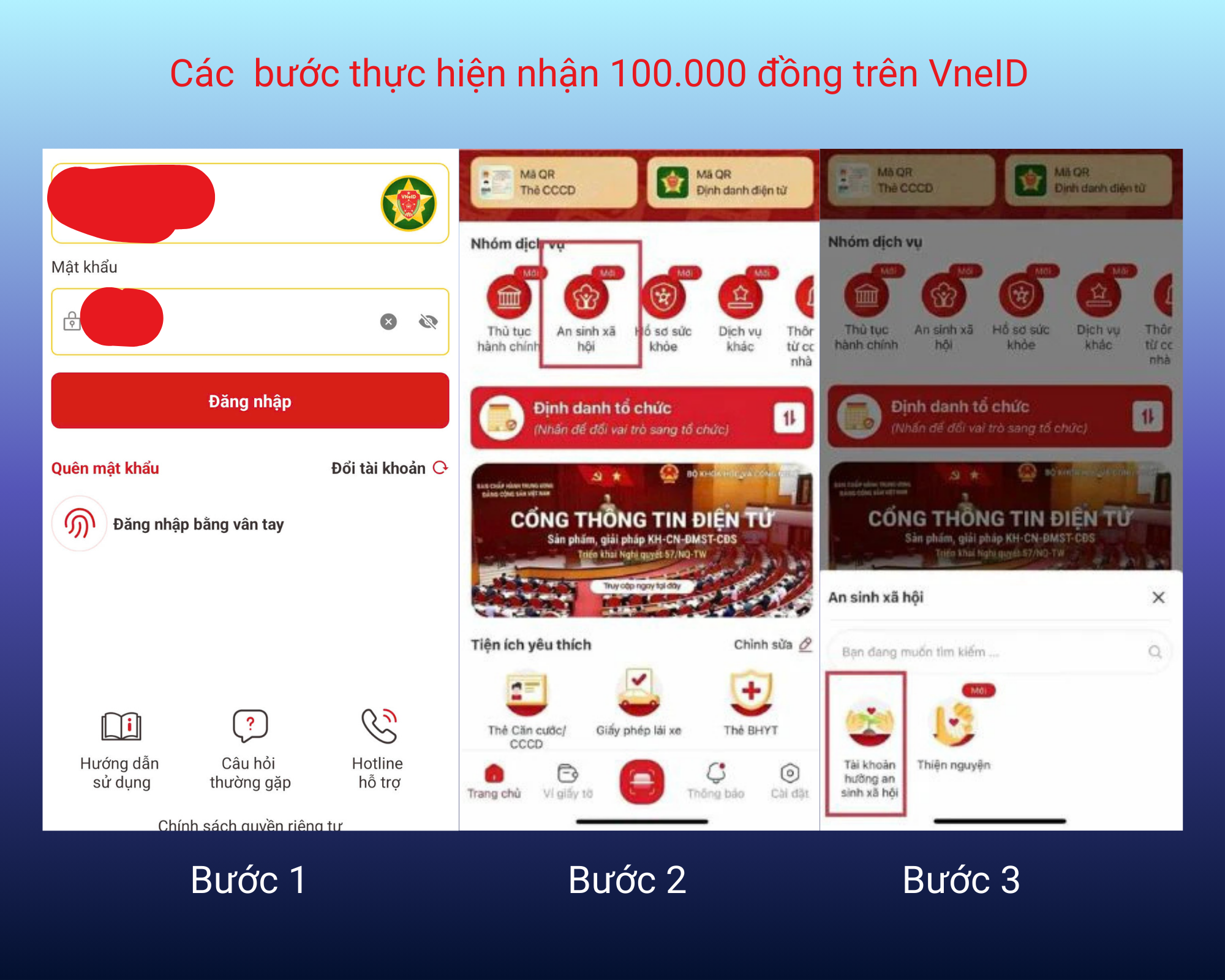 Hướng dẫn NHẬN QUÀ TẾT ĐỘC LẬP - QUỐC KHÁNH 2/9/2025 qua tài khoản ngân hàng và VNeID- Ảnh 5.