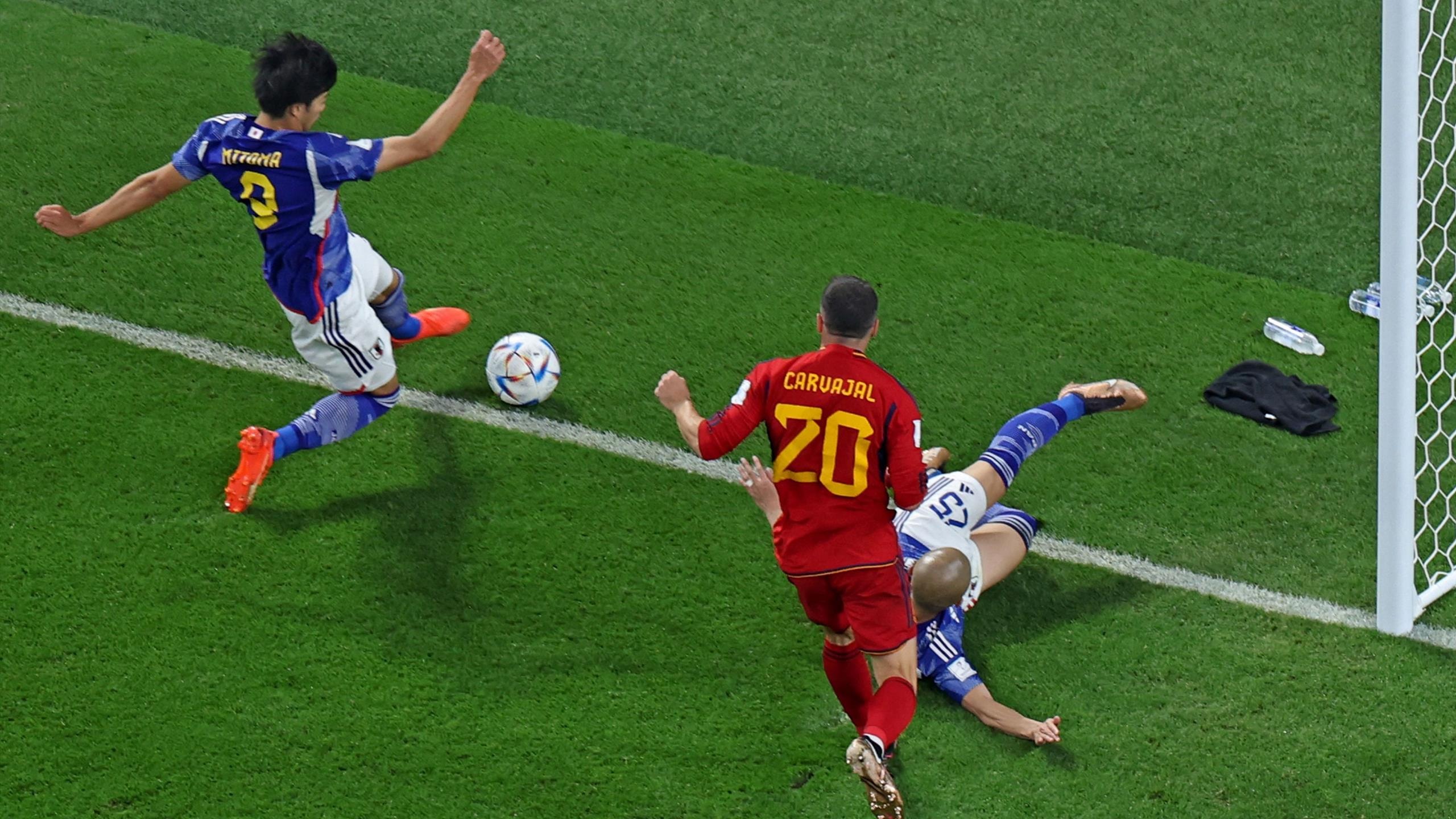 The whole ball wasn't out of play' - FIFA explain why Japan's controversial winner against Spain was valid - TNT Sports