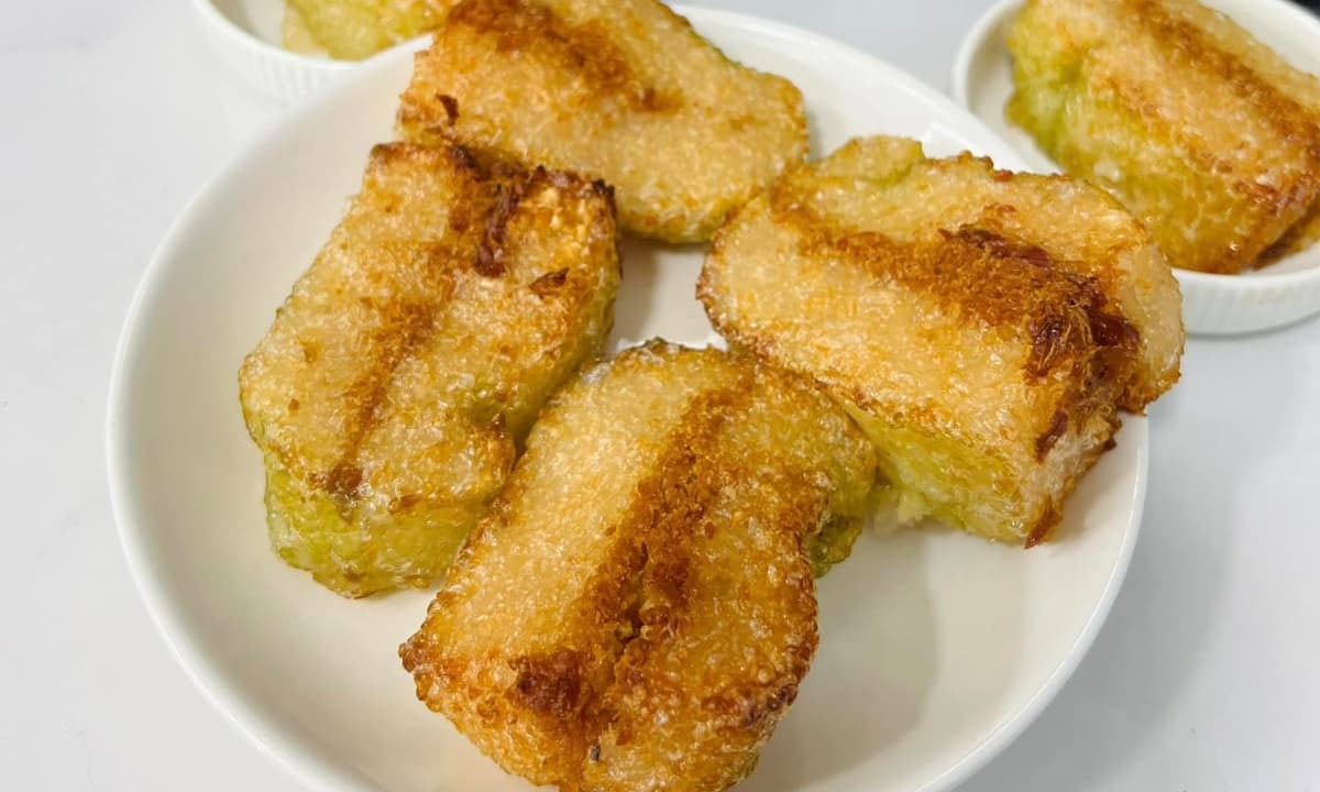 Bí quyết rán bánh chưng vàng giòn, không dính chảo và lâu ỉu