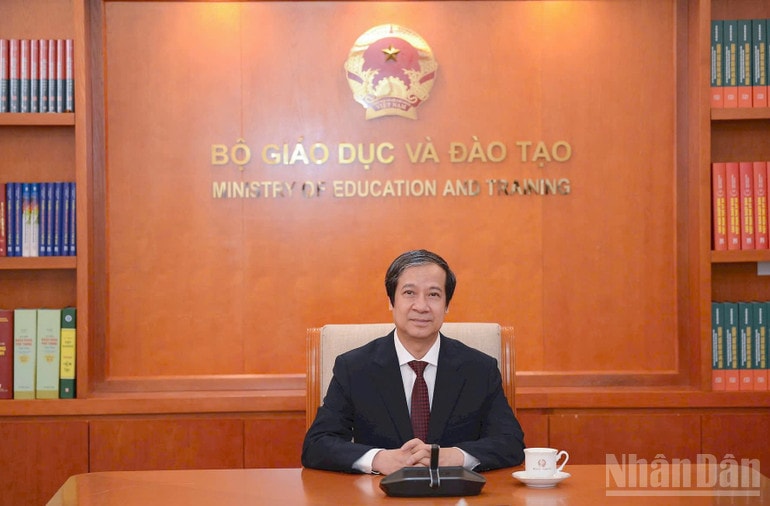 Bộ trưởng Giáo dục và Đào tạo Nguyễn Kim Sơn. (Ảnh: THẾ ĐẠI) ndo_br_bo-truong.jpg