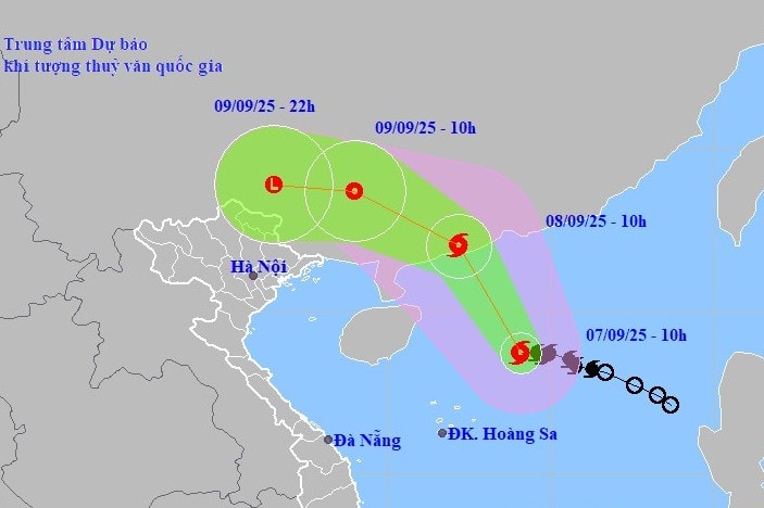 Tin BÃO SỐ 7 (Bão Tapah) và các chỉ đạo ứng phó