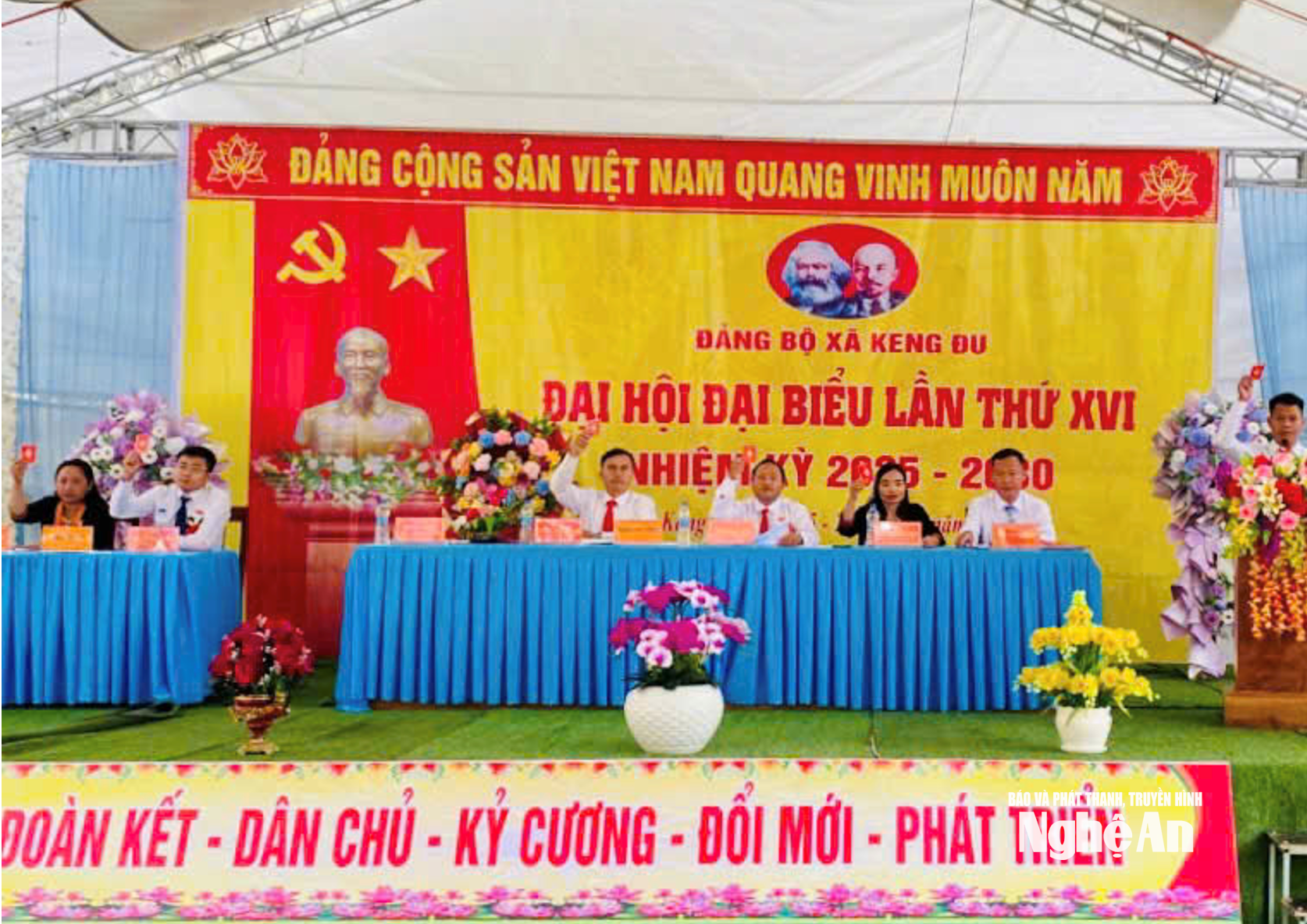 keng đu Đảng bộ xã Keng Đu tổ chức thành công Đại hội lần thứ XVI nhiệm kỳ 2025-2030