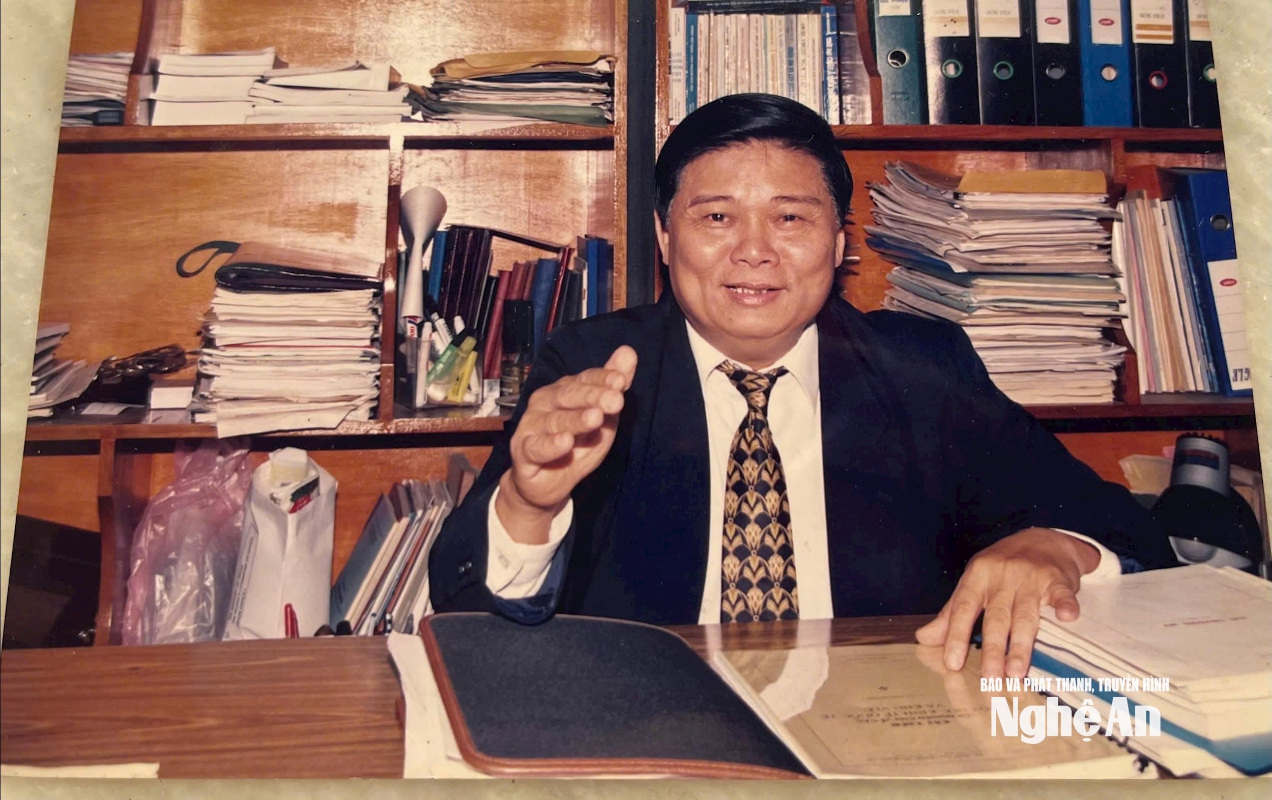 Ông Nguyễn Đình Lương tại văn phòng Bộ Thương mại