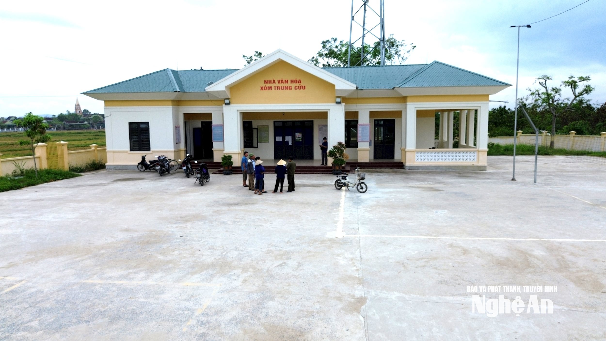 nhà văn hóa xóm Trung Cửu, xã Kim Liên 1