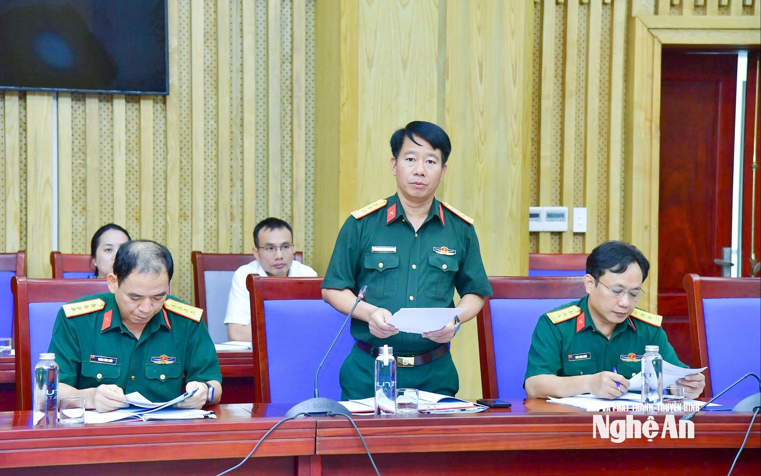  Thượng tá Đậu Hồng Thắm - Phó Tham mưu trưởng Bộ CHQS tỉnh