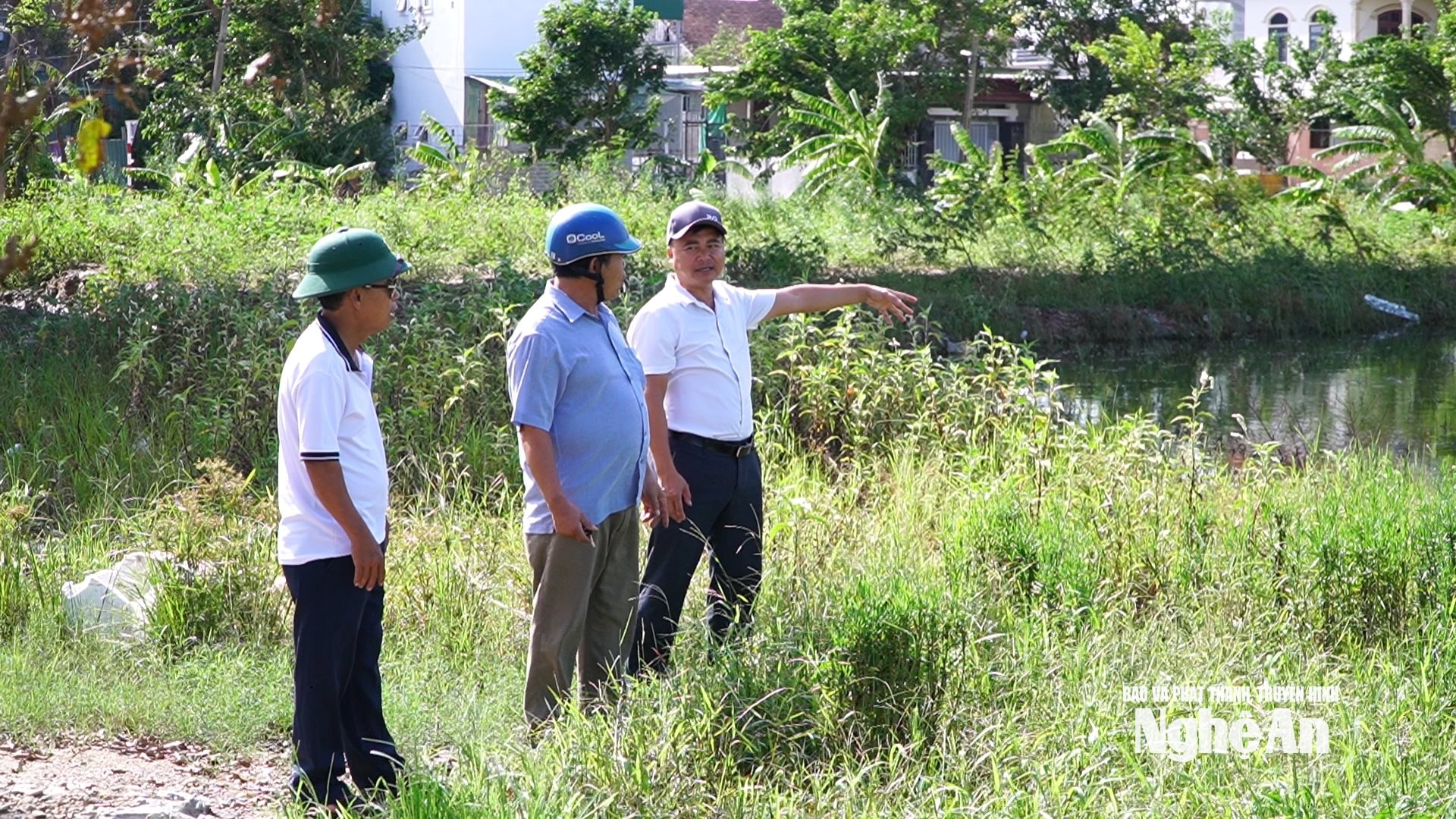 Xóm Hưng Đạo 6 có 18 hộ dân bỏ hoang đất sản xuất. Ảnh Kim Thoa