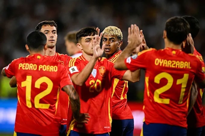 2.Tây Ban Nha đang là ứng viên số 1 cho chức vô địch World Cup 2026