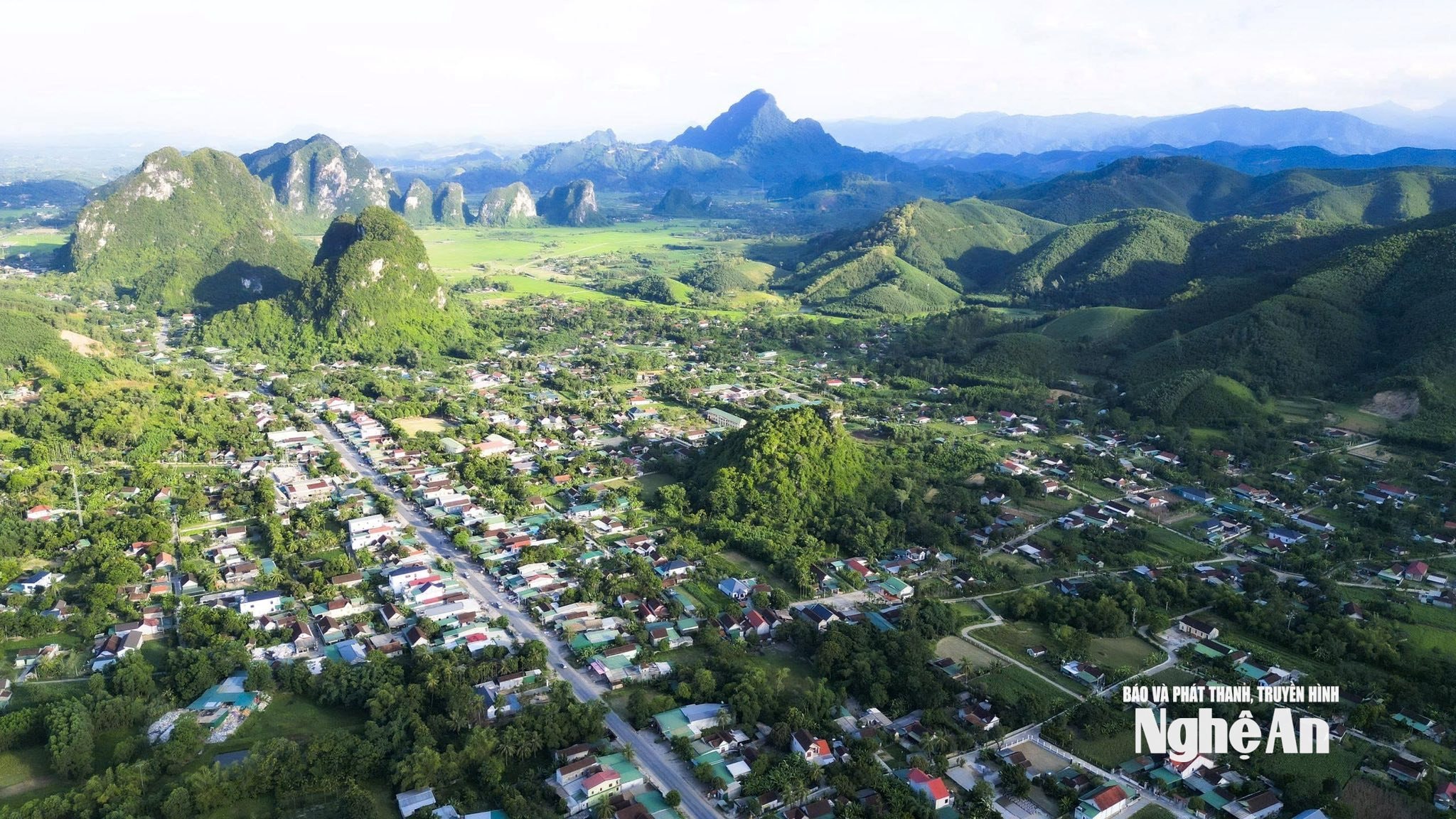 Một góc xã Vĩnh Tường