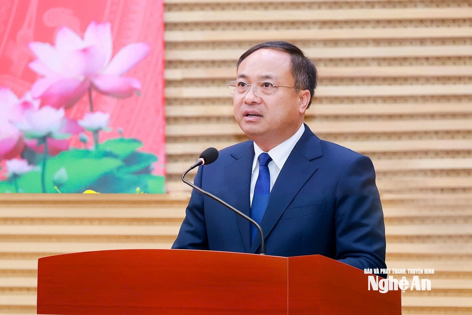 Đồng chí Nguyễn Viết Hưng - Ủy viên BCH Đảng bộ tỉnh, Giám đốc Sở Nội vụ. Ảnh P.V