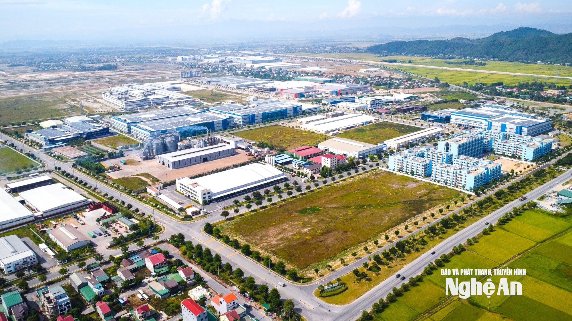 Khu công nghiệp VSIP 1 Nghệ An. Ảnh: Thành Cường