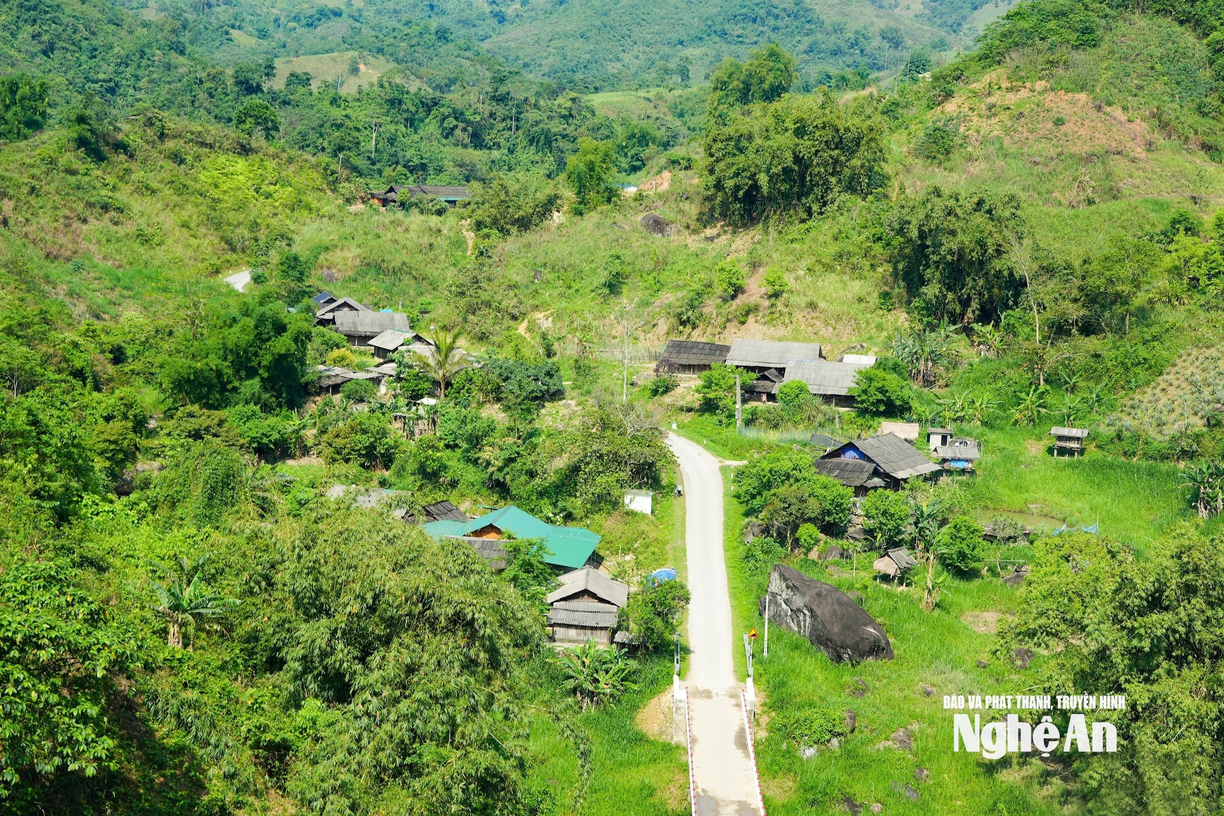Quang cảnh bản Buộc Mú 2 xã Na Ngoi. Ảnh TP
