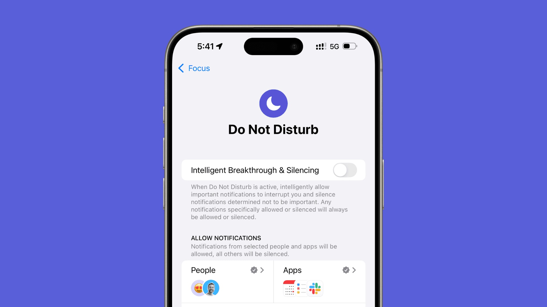 Một trong những cách hiệu quả để tránh bị quấy rầy bởi các cuộc gọi rác là tận dụng tính năng “Không làm phiền” (Do Not Disturb) trên điện thoại. Ảnh: Internet.