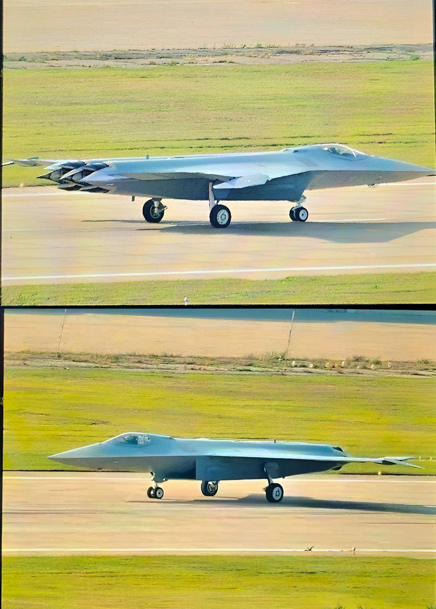 A clear photo of the Chinese sixth-generation fighter jet J-50 has been leaked : r/aviation