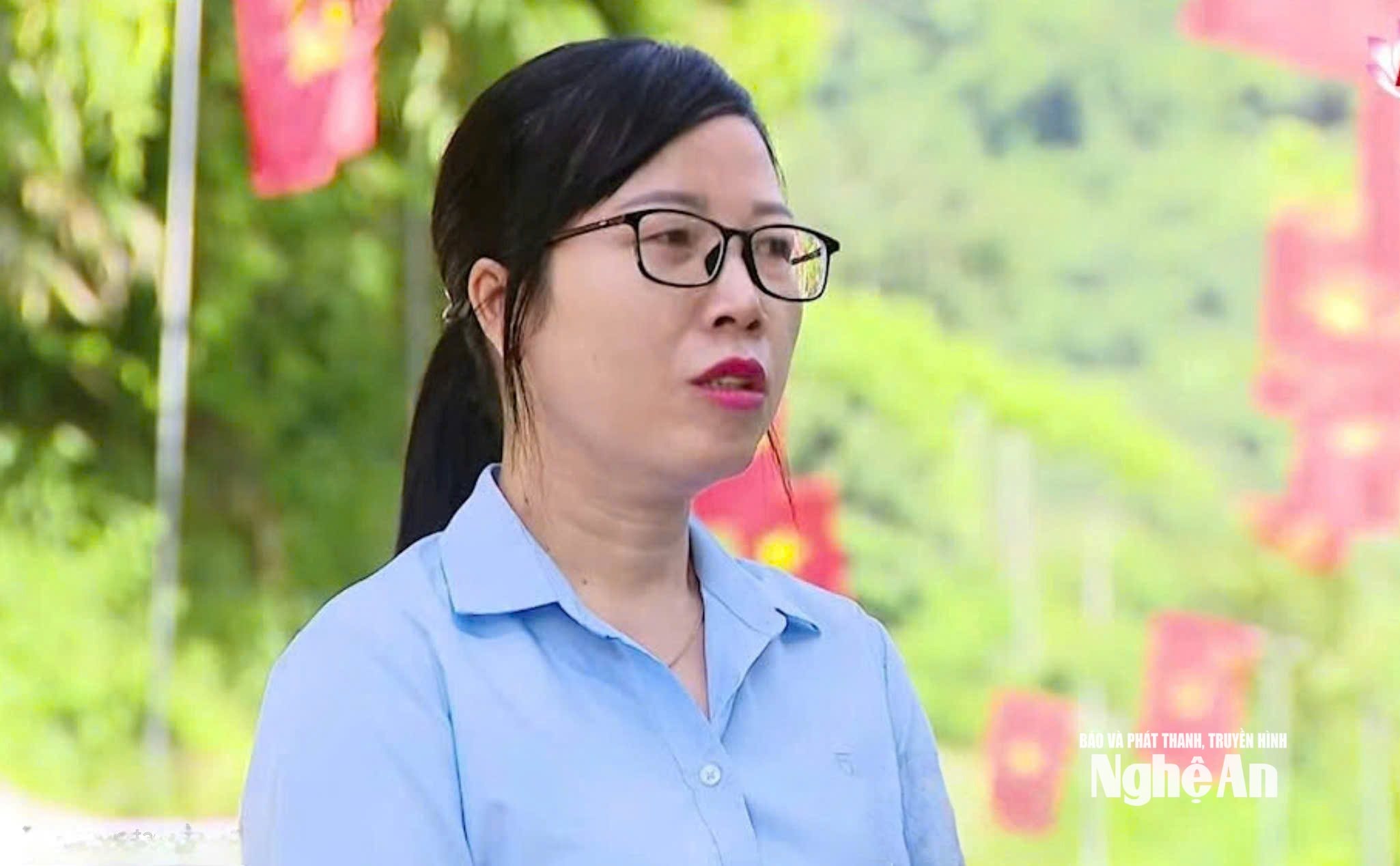  Bà Nông Thị Kim Tuyến - Phó Bí thư Thường trực xã Tam Thái