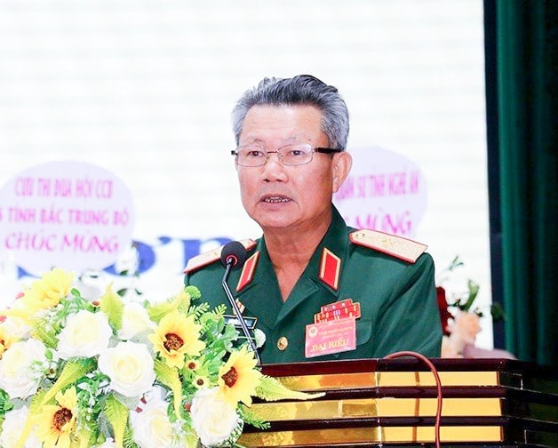 Thiếu tướng Nguyễn Sỹ Hội - Phó Chủ tịch Ủy ban MTTQ tỉnh, Chủ tịch Hội Cựu chiến binh tỉnh Nghệ An.