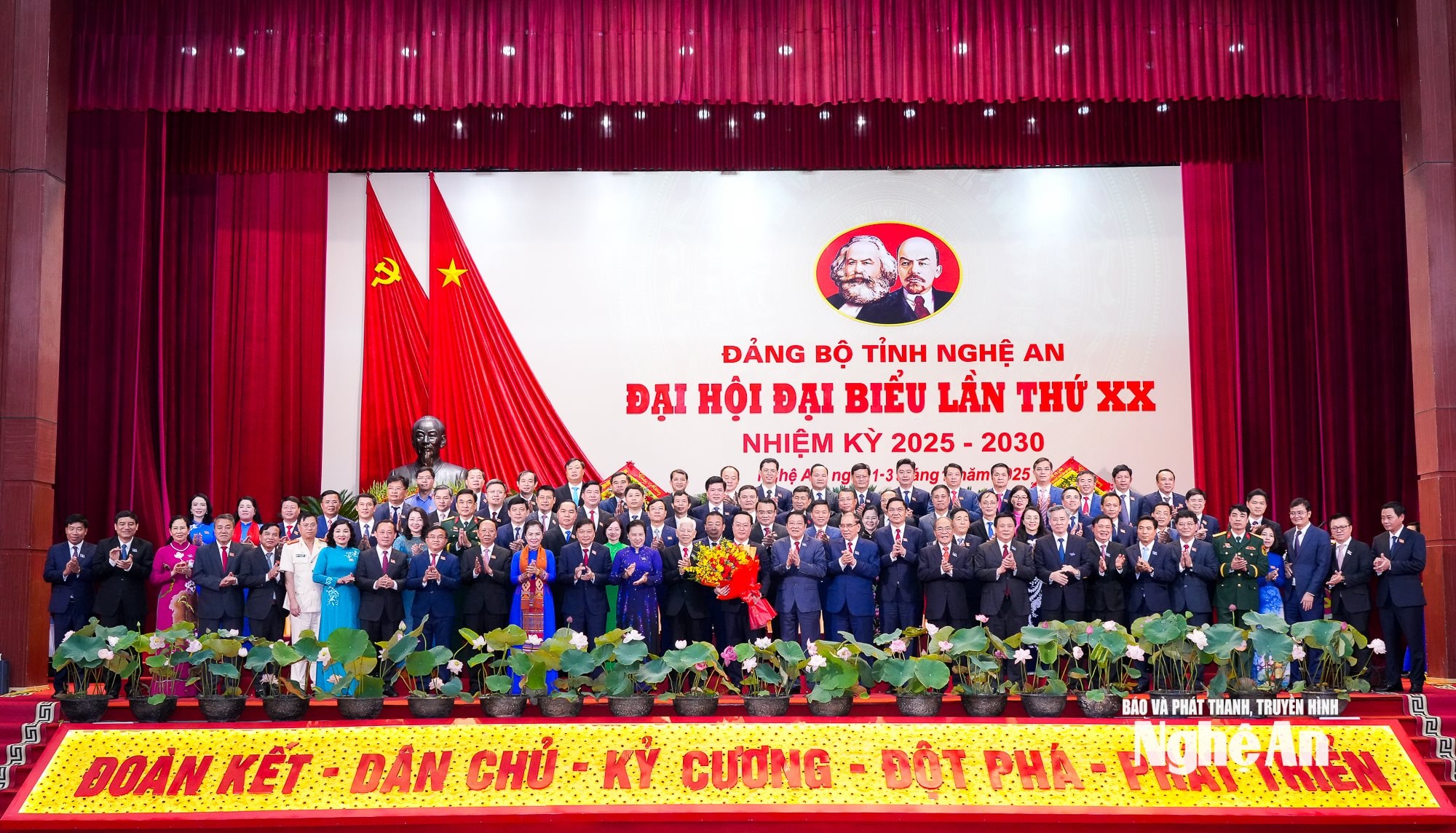Danh sách Ban Chấp hành Đảng bộ tỉnh Nghệ An khóa XX, nhiệm kỳ 2025 - 2030 