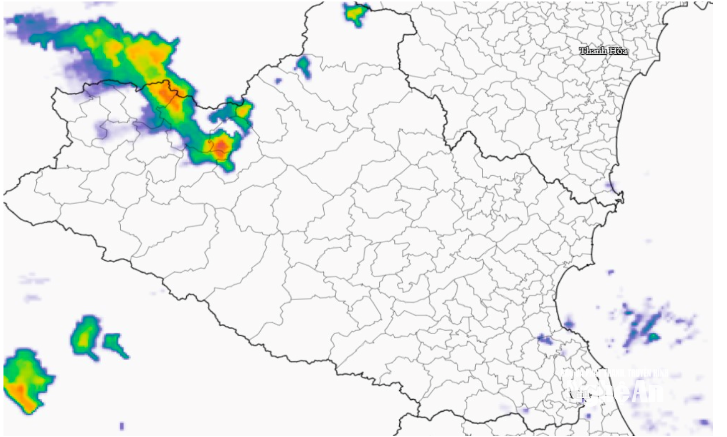 Vinh Radar រូបភាពនៅម៉ោង 16:20