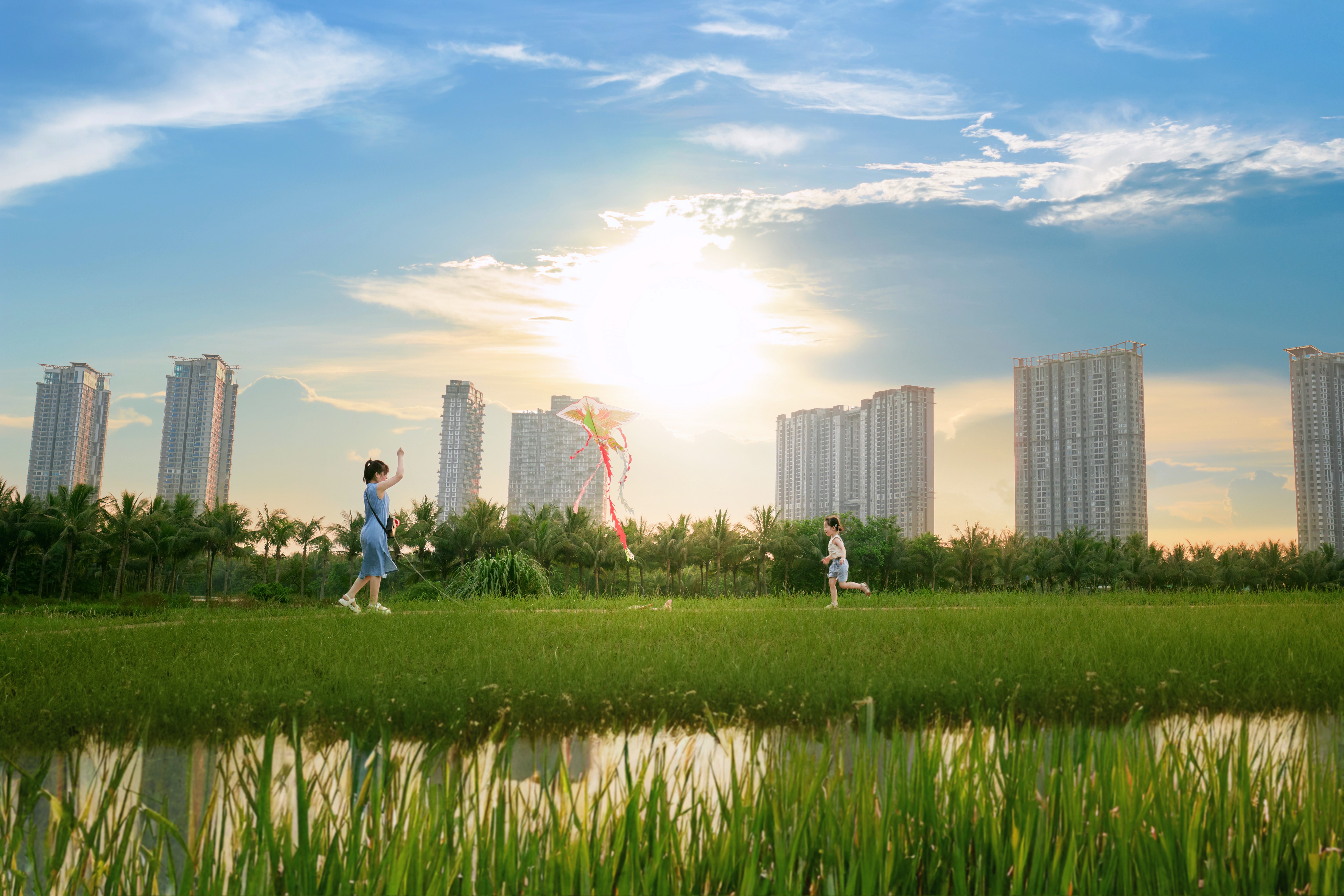 Cuộc sống hòa mình giữa thiên nhiên của cư dân Ecopark.