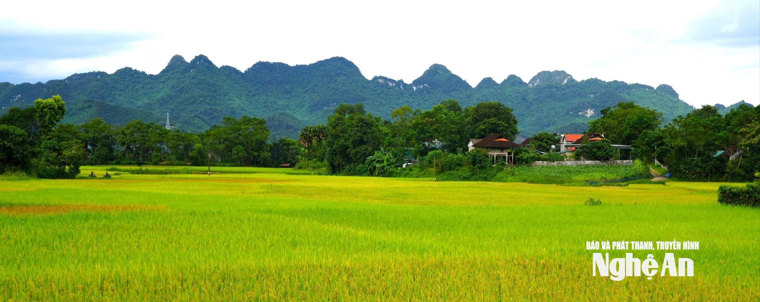 Nét bình yên ở bản Yên Hòa. Ảnh G.H