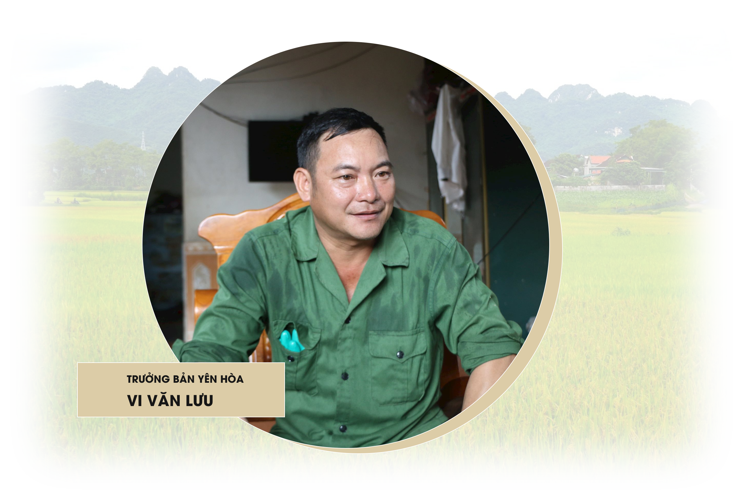 Trưởng bản Yên Hòa Vi Văn Lưu_