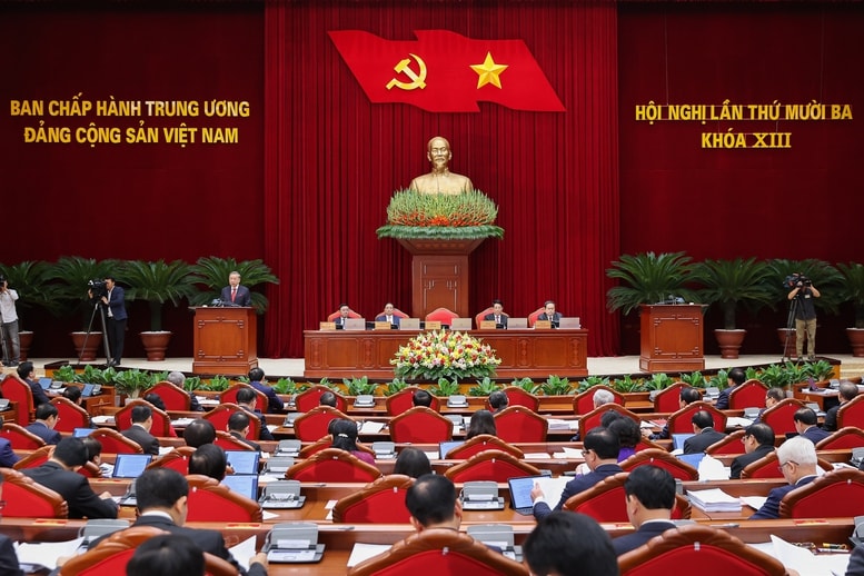 Thông cáo báo chí ngày làm việc thứ nhất Hội nghị Trung ương 13, khoá XIII- Ảnh 1. Thông cáo báo chí ngày làm việc thứ nhất Hội nghị Trung ương 13, khoá XIII- Ảnh 1.