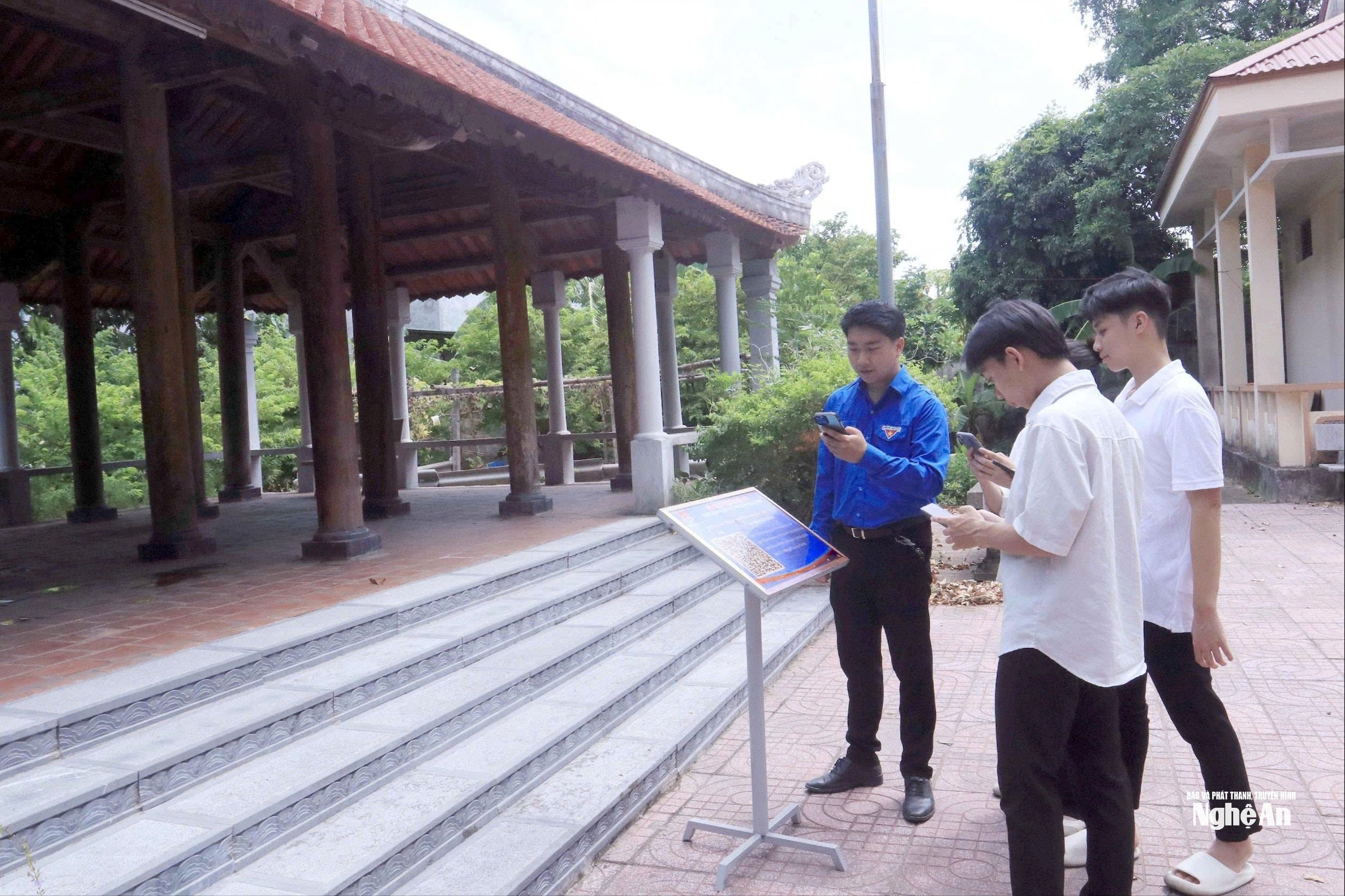 Tuổi trẻ Nghệ An triển khai nhiều công trình số hóa di tích trên địa bàn tỉnh. Ảnh Thanh Quỳnh2