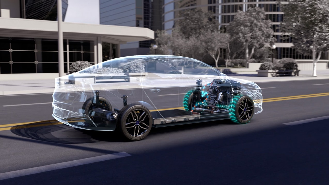 Ngoại thất xe BYD Sealion 6 với thiết kế hiện đại, thể thao.