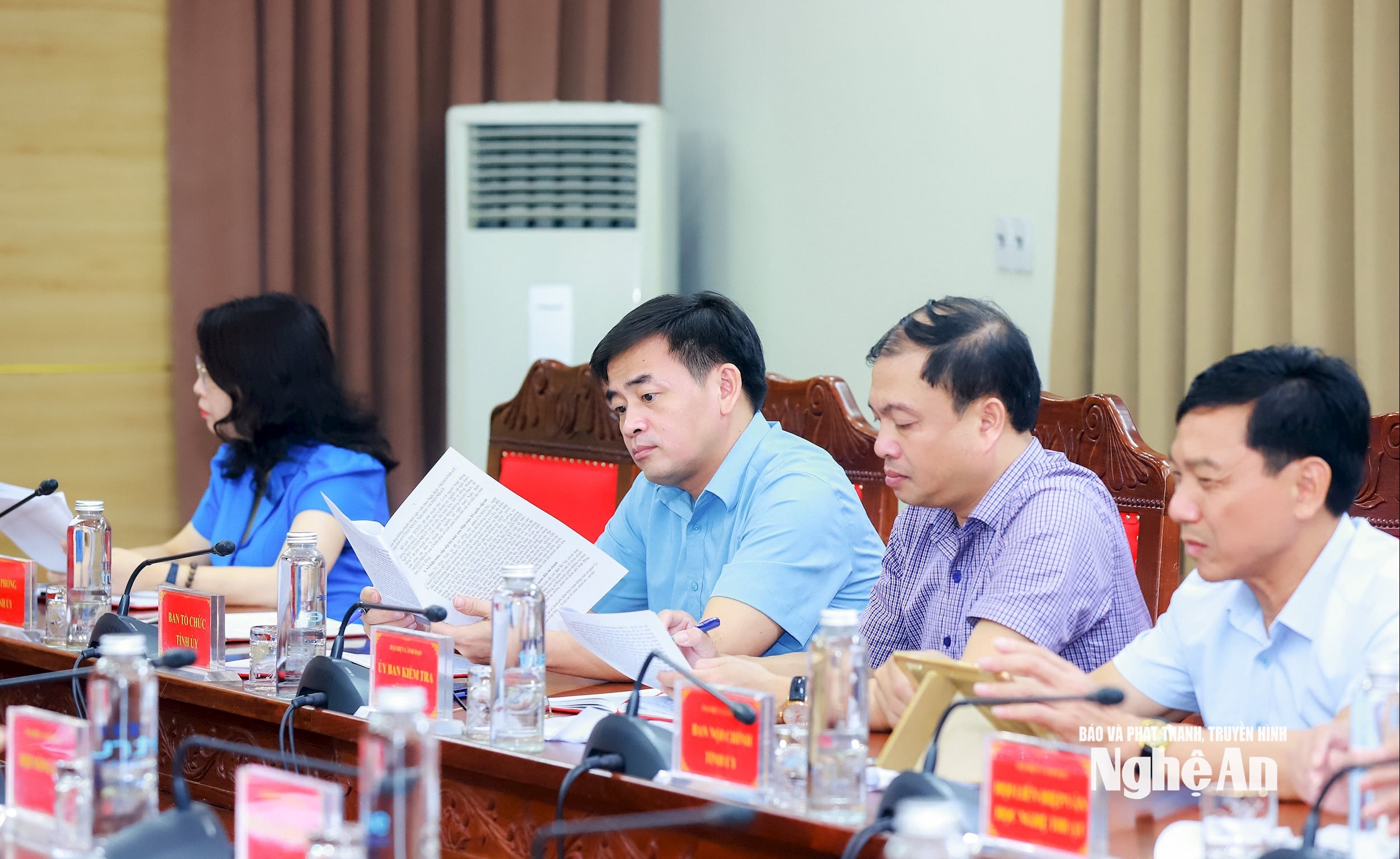 Các đại biểu dự cuộc làm việc. Ảnh: Thành Duy