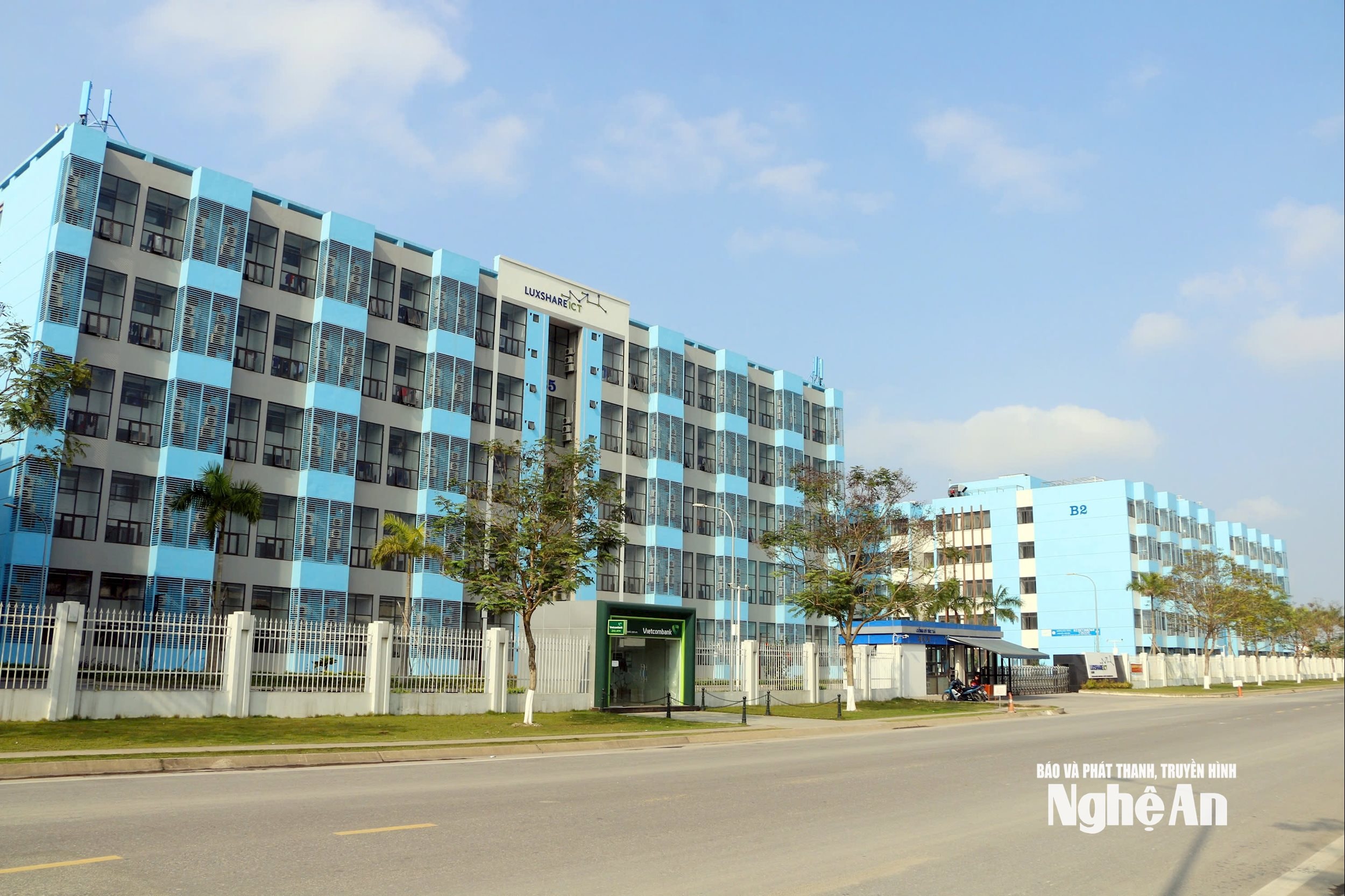 Khu nhà lưu trú cho chuyên gia, người lao động tại KCN VSip Nghệ An 1 tại Hưng Nguyên. Ảnh Nguyễn Hải