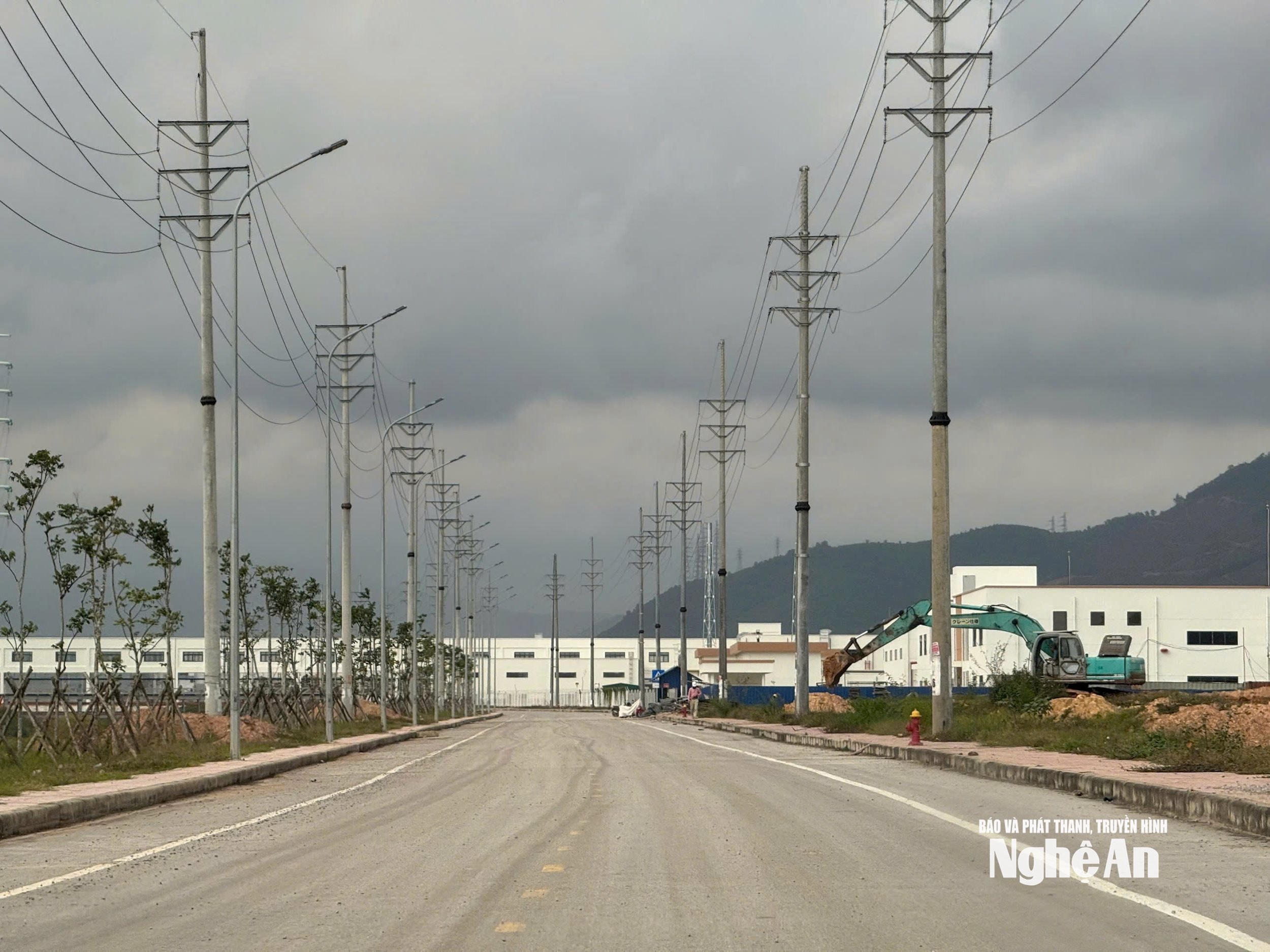 Nhà lưu trú cho chuyên gia kết hợp nhà xưởng tại KCN Hoàng Mai 1. Ảnh Nguyễn Hải