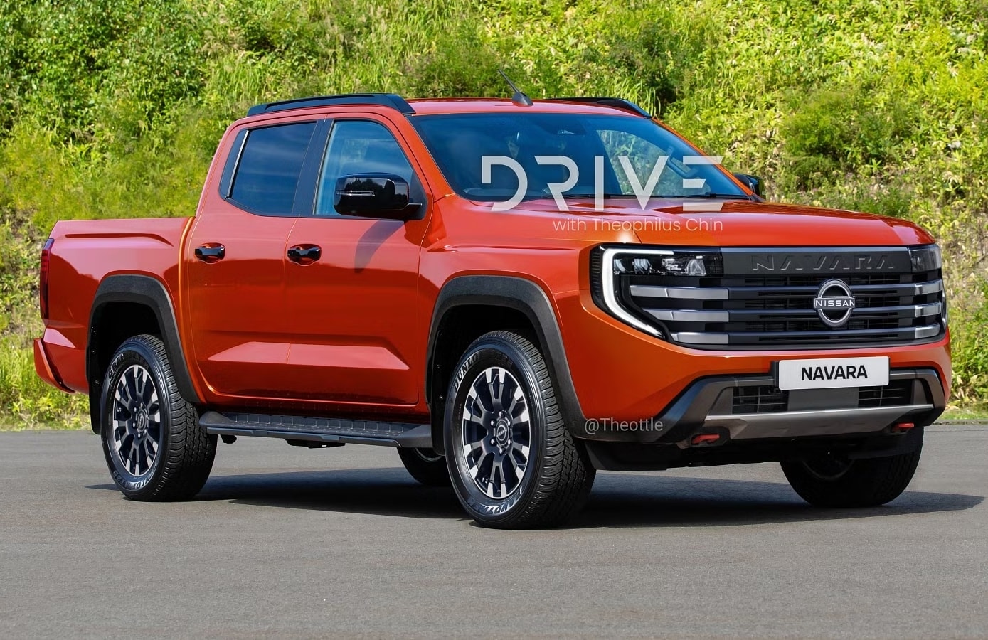 Navara thế hệ mới sẽ không phải là bản sao của Mitsubishi Triton. Ảnh: Nissan