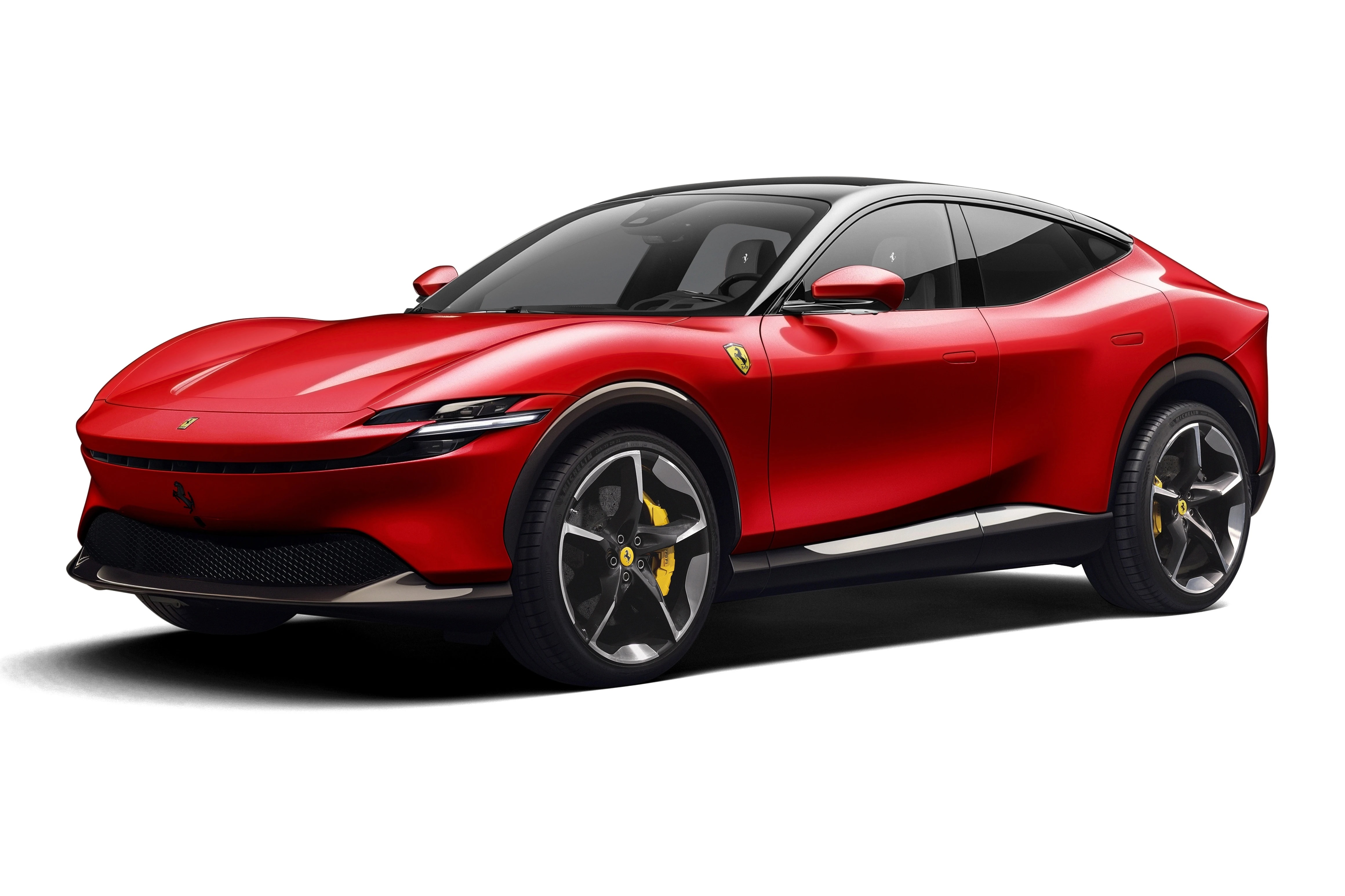 Hình ảnh phác thảo thiết kế của siêu xe điện Ferrari Elettrica với đường nét khí động học.